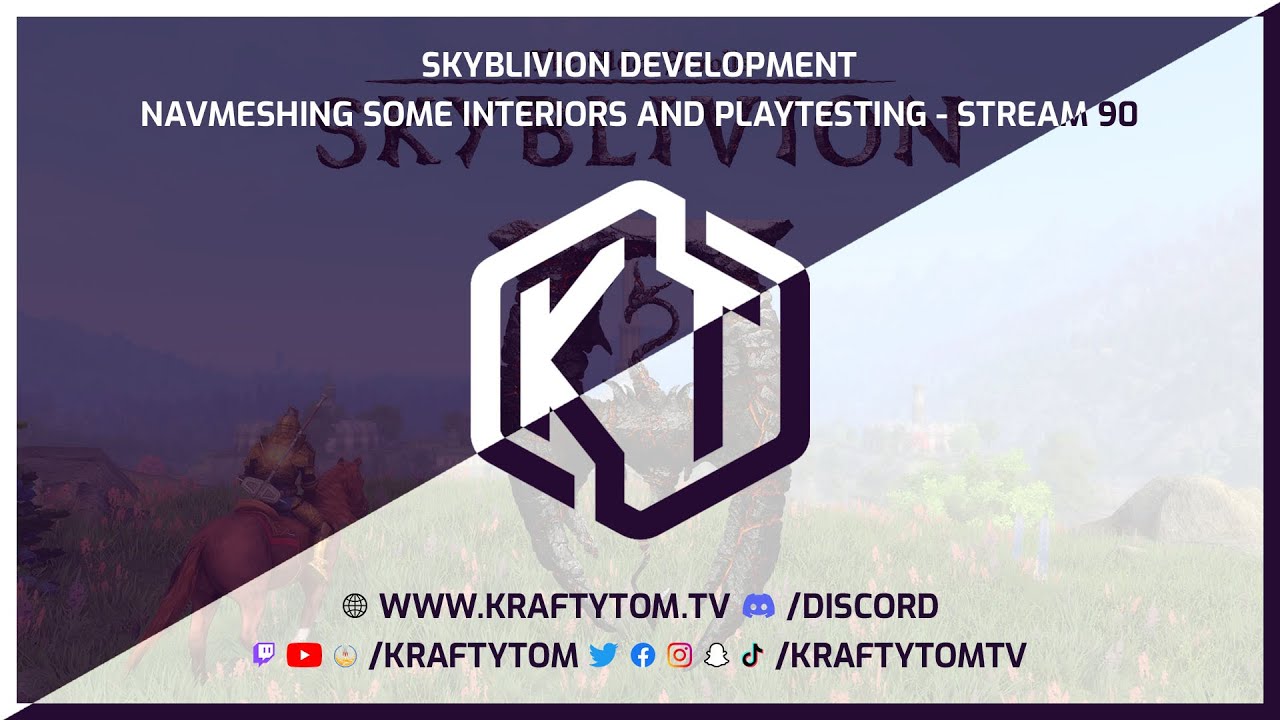 Skyblivion Development - Navmeshing Some Interiors And Playtesting - Stream 90 - PC