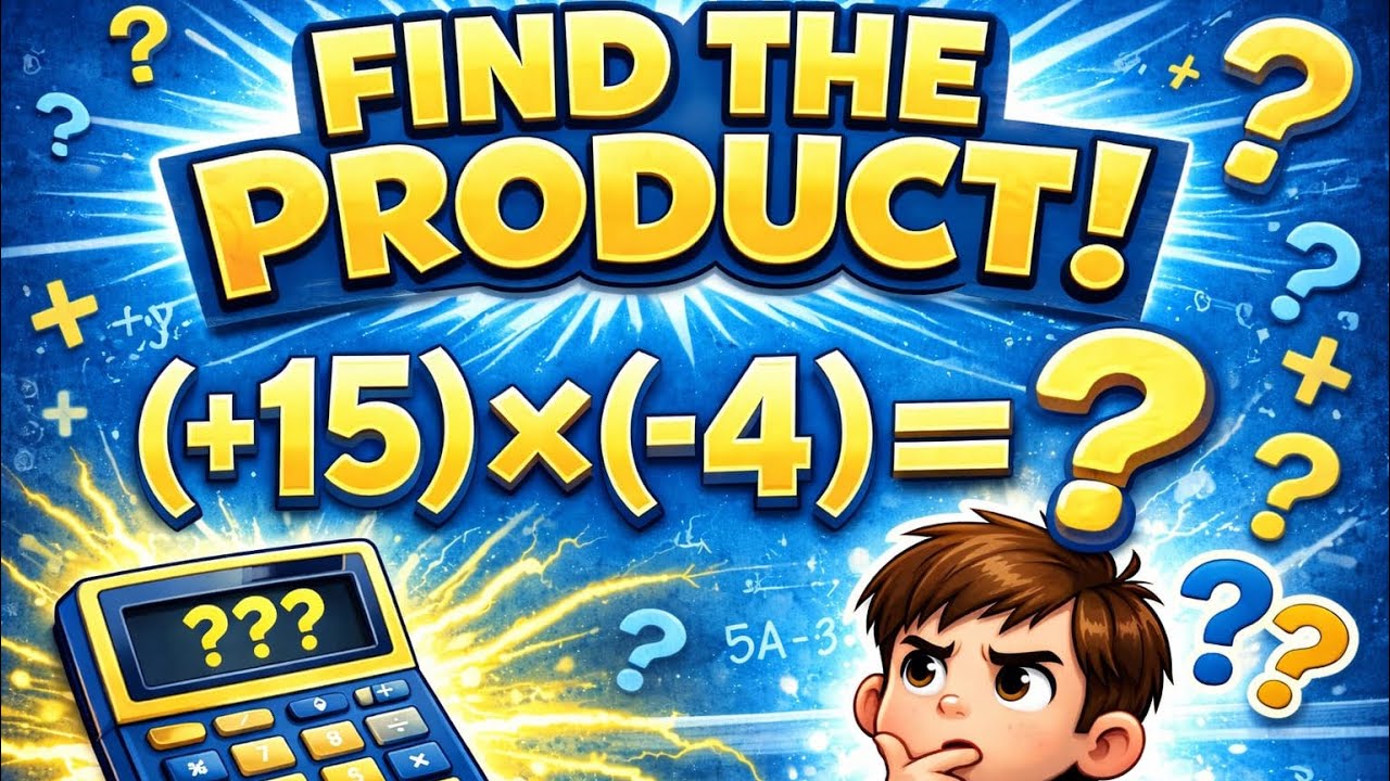 Can You Solve This? (+15) × (−4) 🤔Most Students Get This Wrong 😱!One Simple Multiply… Big Mistake!
