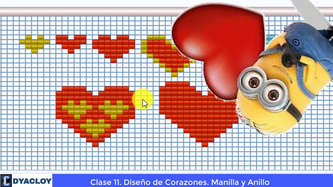 ► ► PROGRAMA para DISEÑAR en MOSTACILLA. 😚😍😚. CLASE # 11. DISEÑOS CORAZONES, NIVEL AVANZADO..