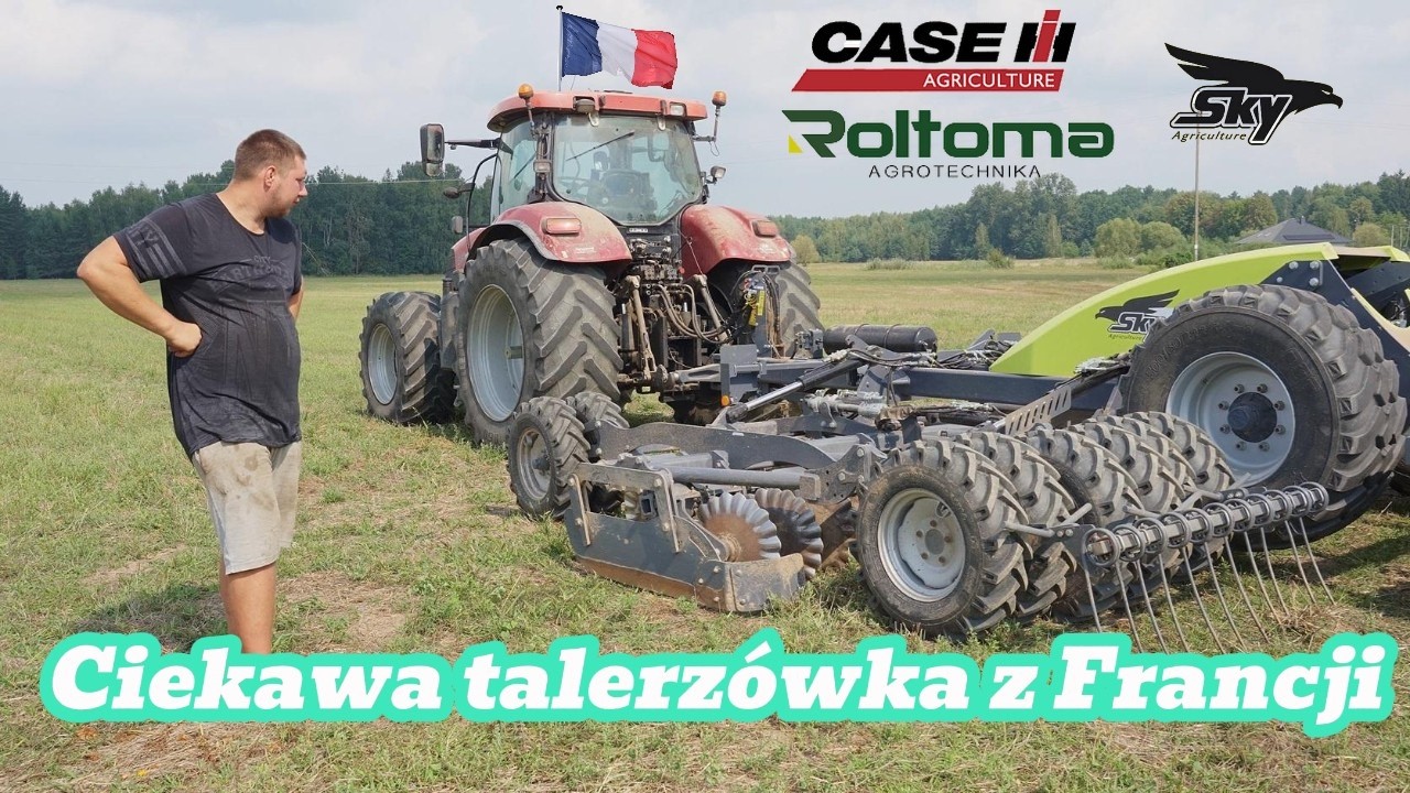 6 metrowa talerzówka jak sprawuje się w gospodarstwie Bogdana Kubali Rolnicy z Podlasia Sky Agricult