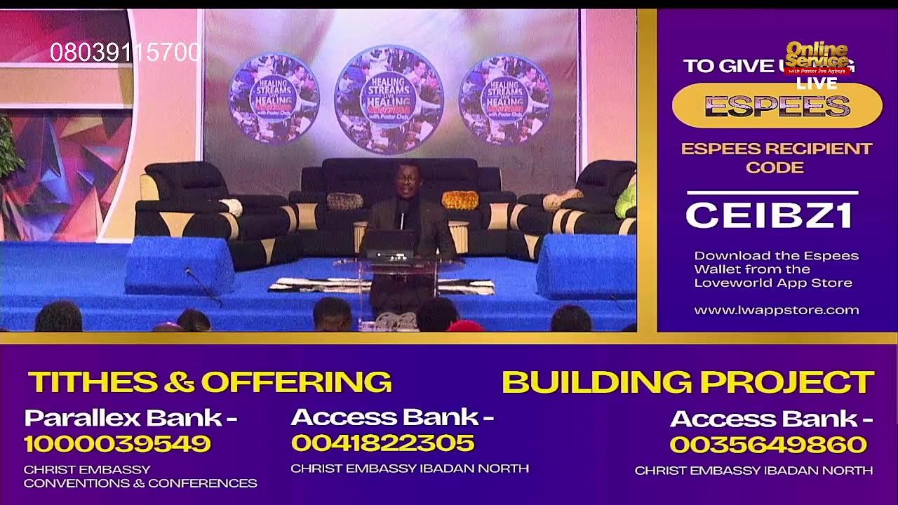 WEDNESDAY SERVICE WITH THE ESTEEMED PASTOR JOE AGBAJE// FEBRUARY 18TH 2026 //CEIBZ1