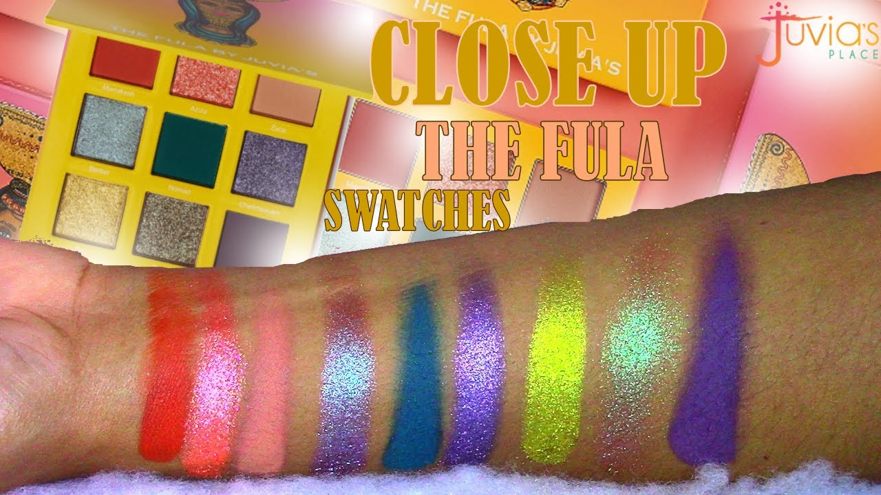 Juvia's Place l The Fula Palette l CLOSE UP Swatches l NelleDoingThings!