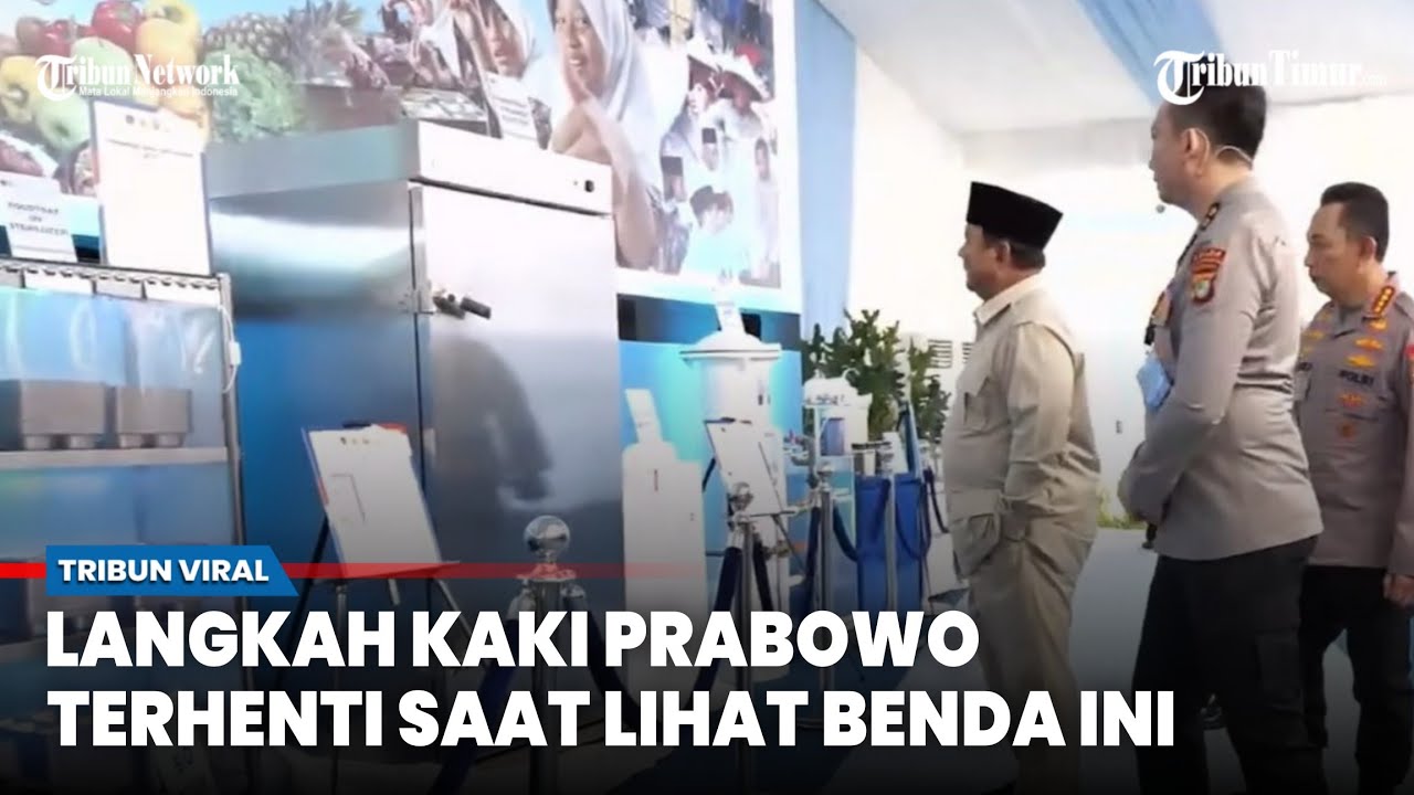 Tinjau Fasilitas Canggih SPPG Polri, Langkah Kaki Prabowo Terhenti