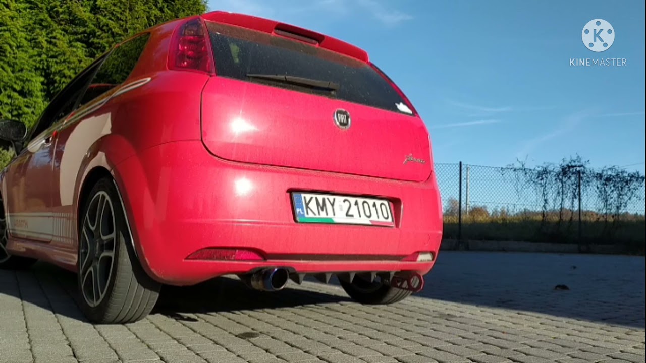 Fiat Grande Punto 1.4T-jet Pops and Bangs, Hardcut Rev Limiter, Blow off Sound *STRAIGHT PIPE*