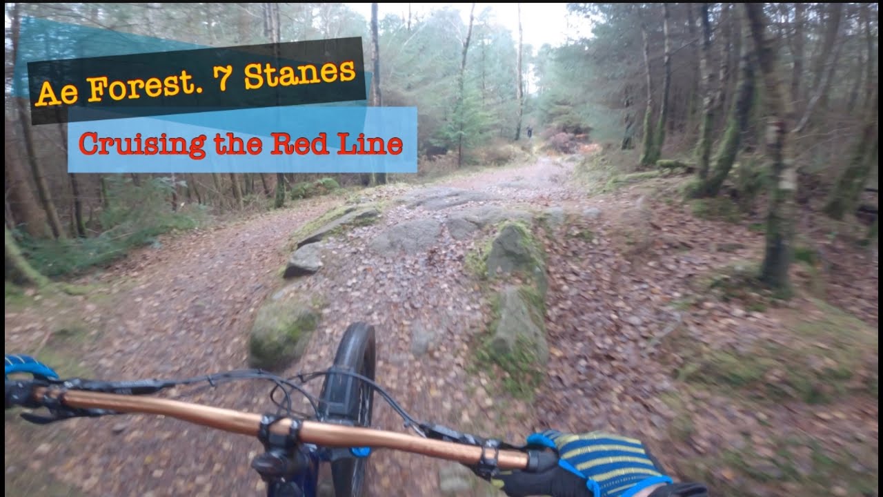 Ae forest. Riding the red. 7 stanes. Scotland. HD upload.