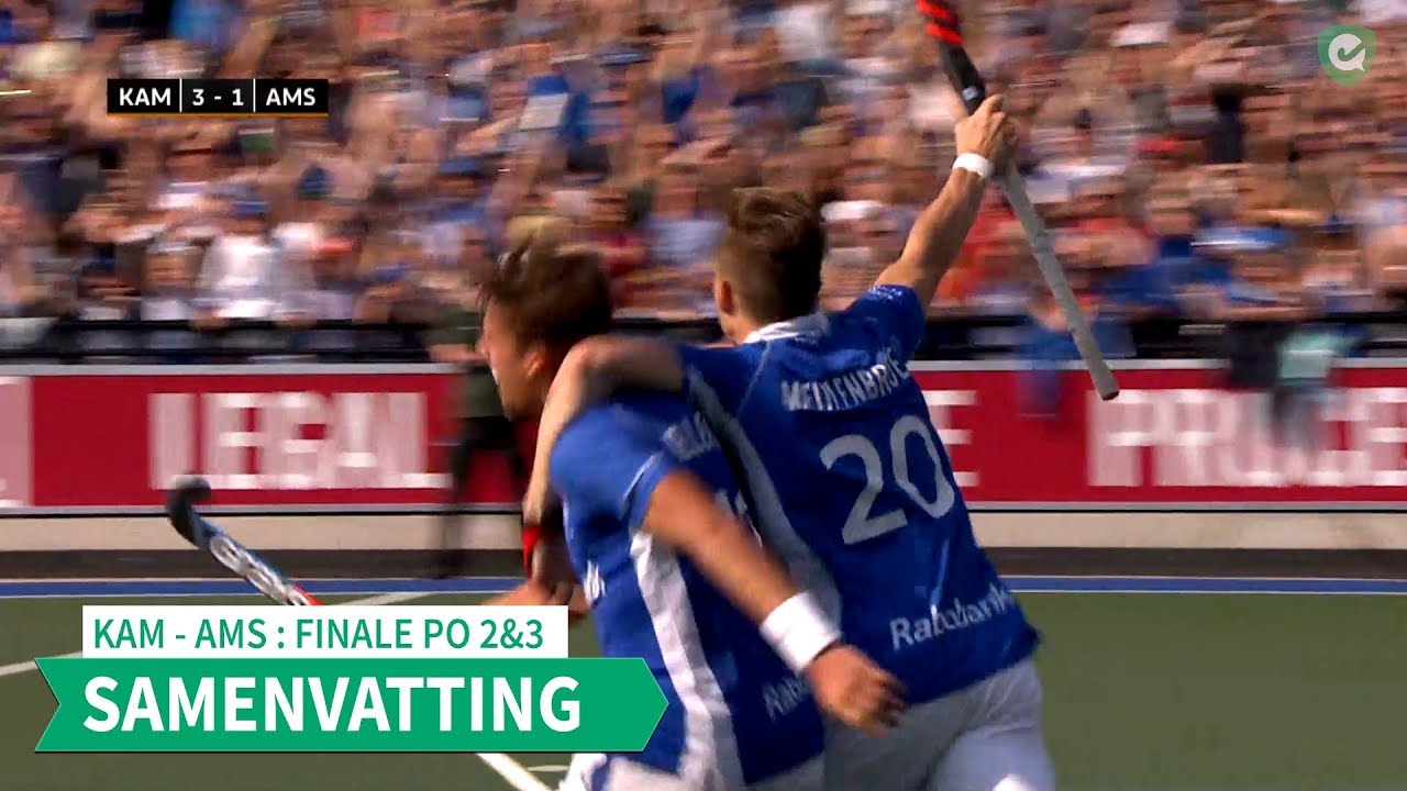 Hoofdklasse (H): FINALE play-offs 2 & 3 Kampong - Amsterdam