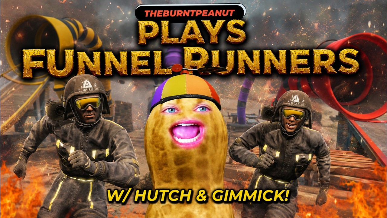 TheBurntPeanut Plays Funnel Runners w/ Hutch & Gimmick!