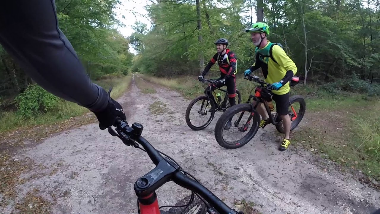 VTT Fontainebleau avec Matjo ride