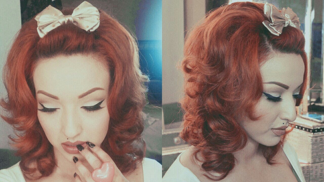 Messy 60's Mod Hair Tutorial