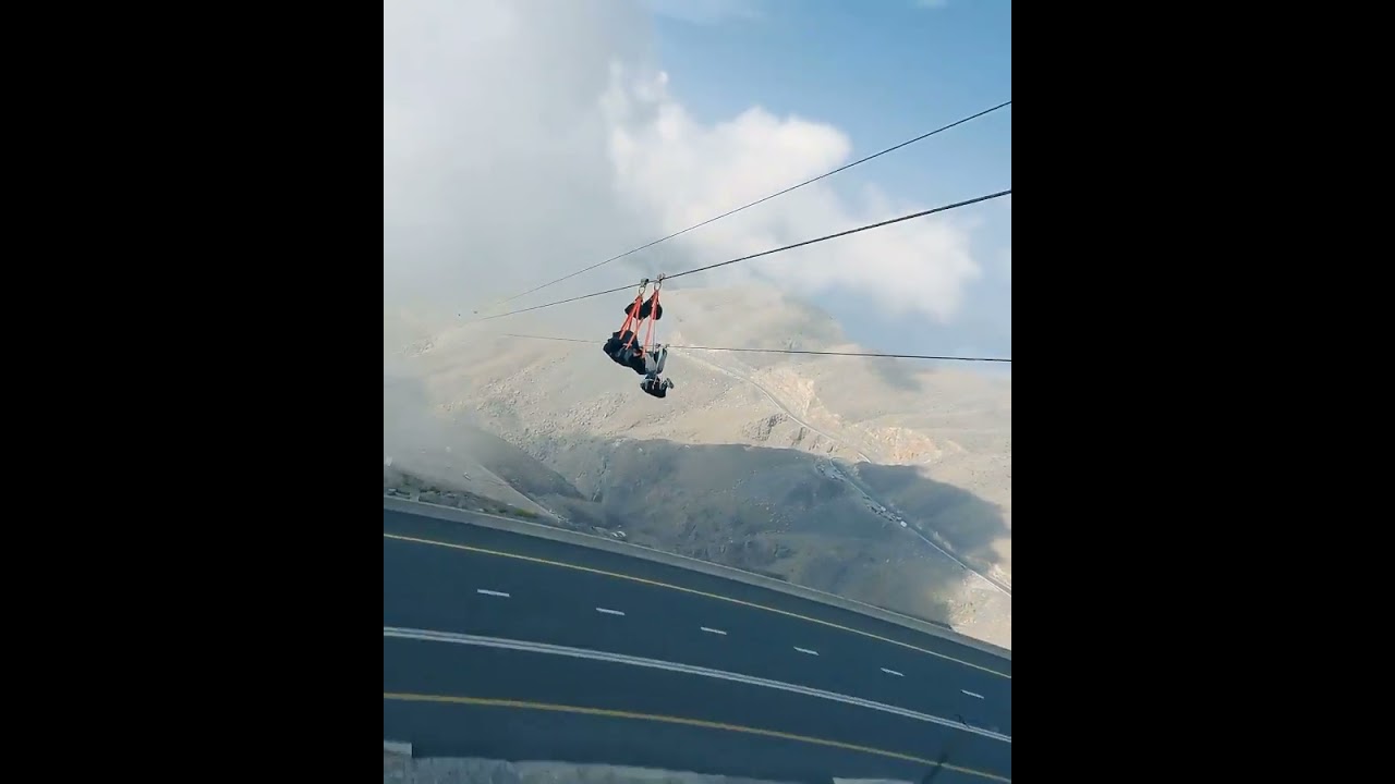 Ras Al Khaimah's Jebel Jais-UAE | The world&rsquo;s longest zip line. Would you do it?