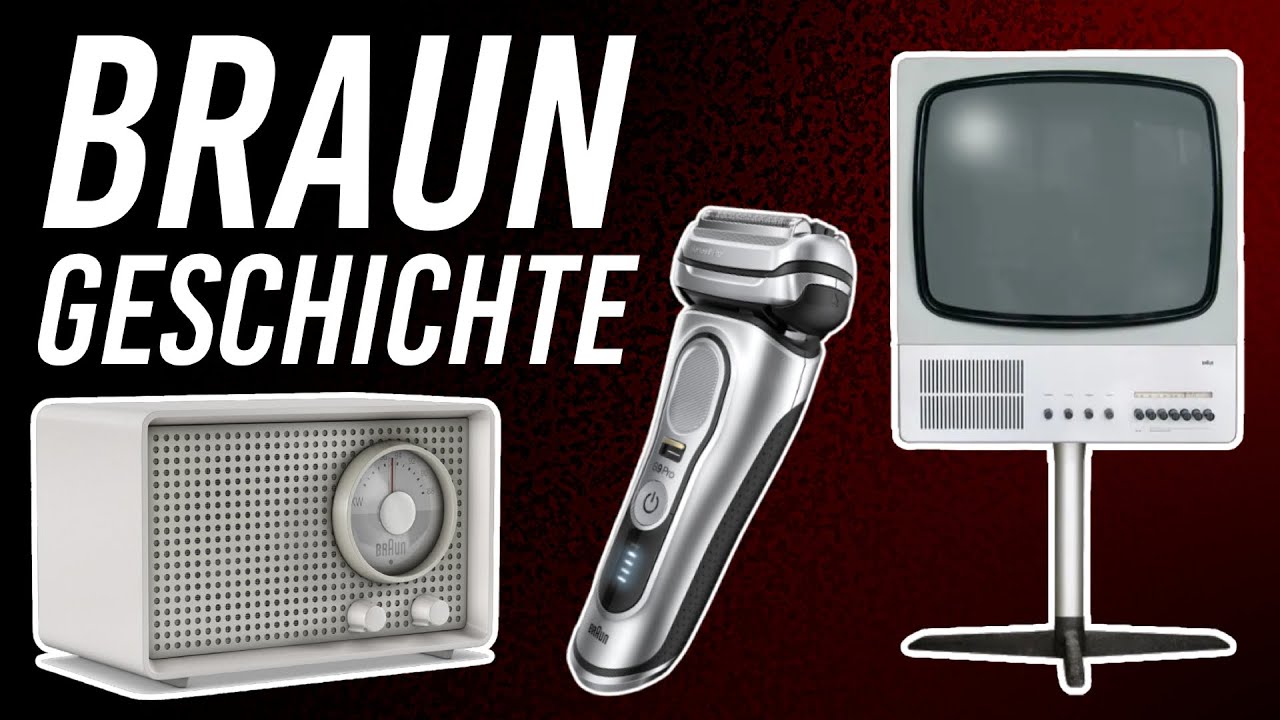 Die Geschichte von Braun: Rasierapparate, Fernsehgeräte und das deutsche Design