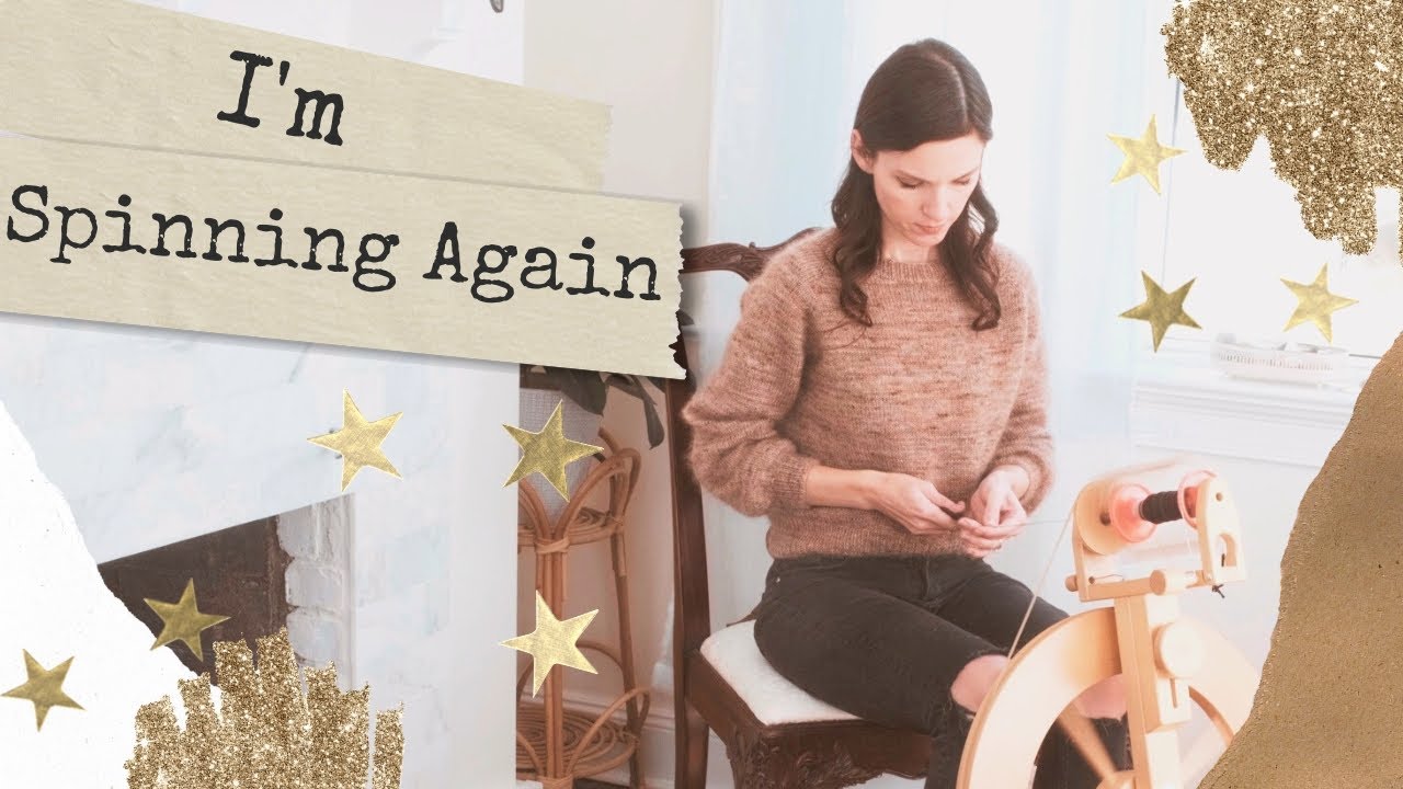 TALLULAH SPINS AGAIN! Dusting-off My Lendrum Spinning Wheel, Crochet Update, and Oslo Hat II