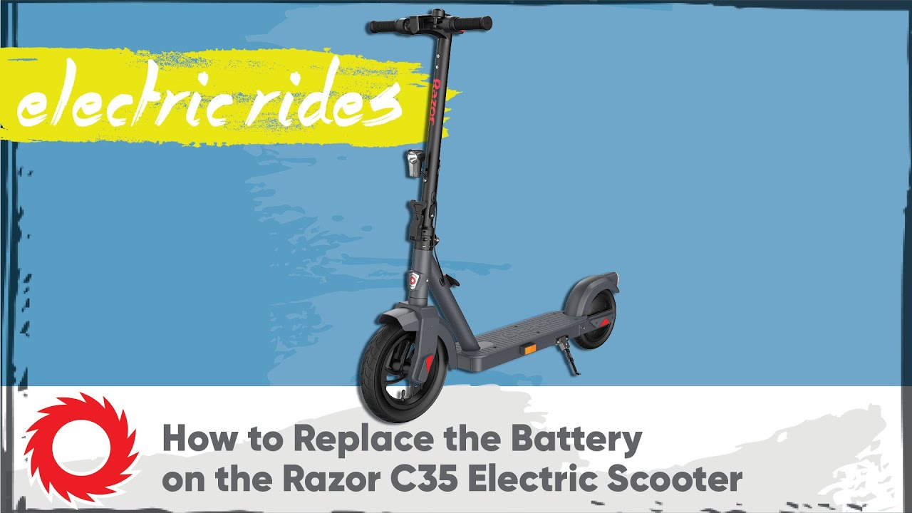 How To Replace The Battery On The Razor C35 Electric Scooter