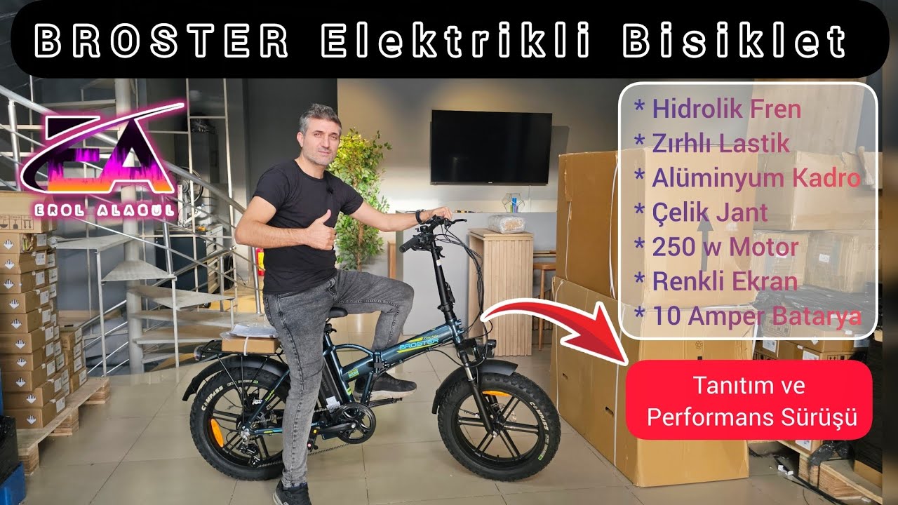Correlli Broster Elektirikli Bisiklet Tanıtım ve Performans.Rks Rs3 ile aynı Özelliği çok daha fazla