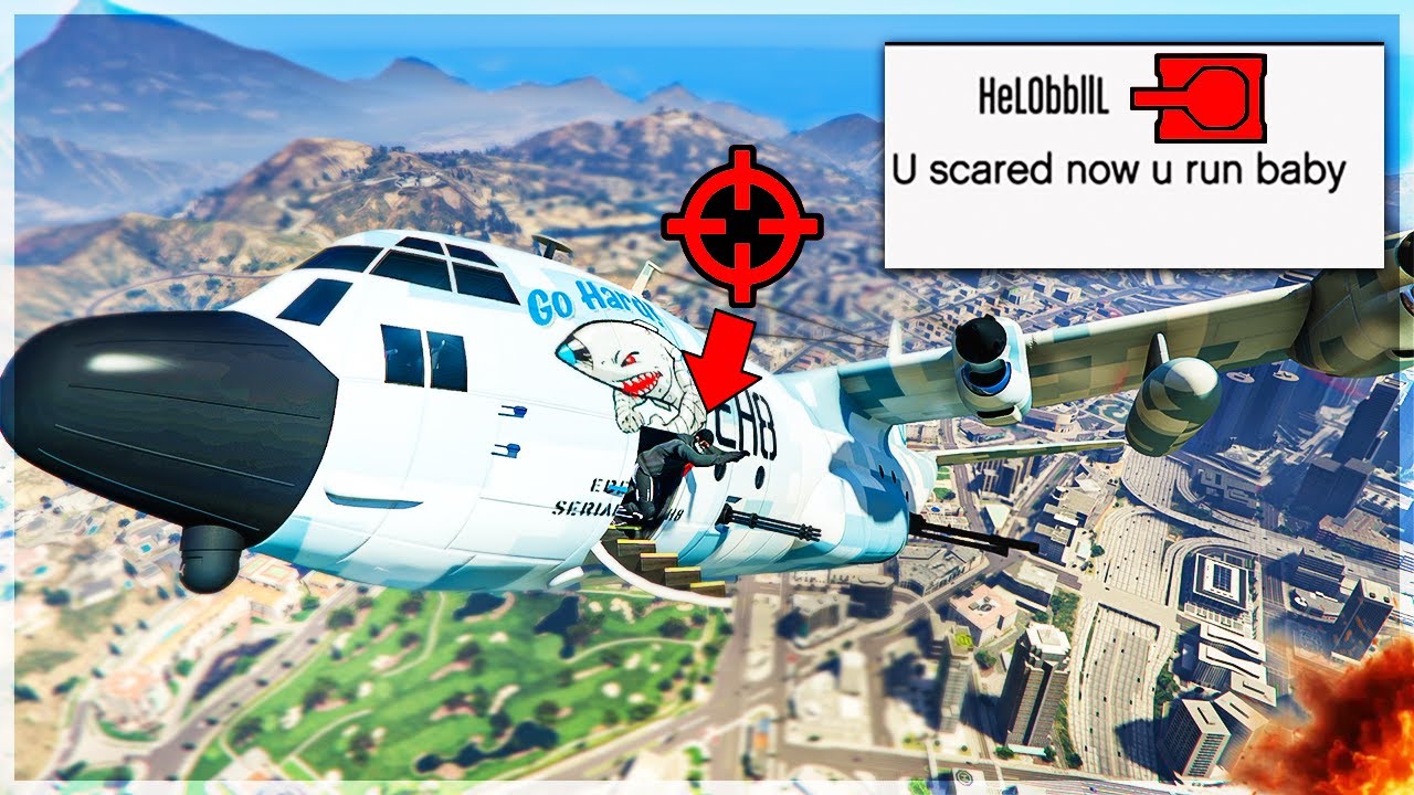 Titan 250D Trolling an ANGRY Tank Tryhard on GTA Online!!