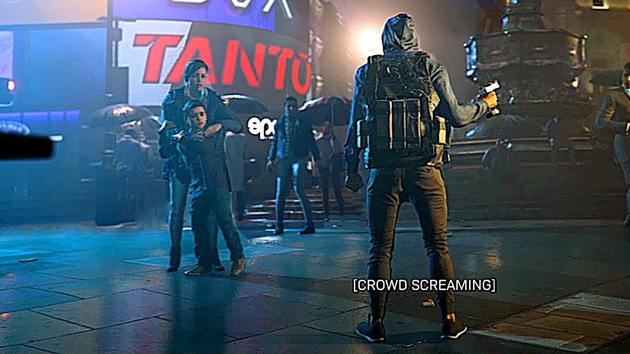 CALL OF DUTY MODERN WARFARE London Attack Scene