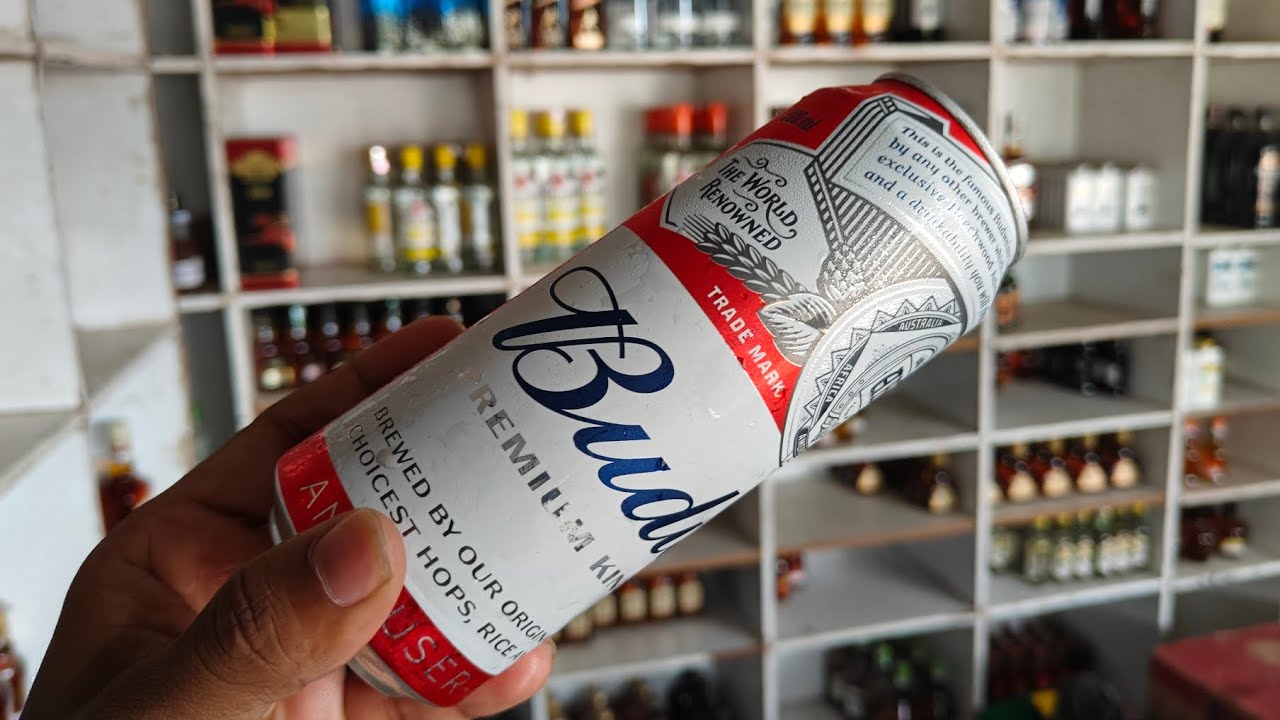 Цена на пиво Budweiser Premium King Tin Beer в AP | 500 мл | Seven Hills Wines в Тирупати | Внешн...