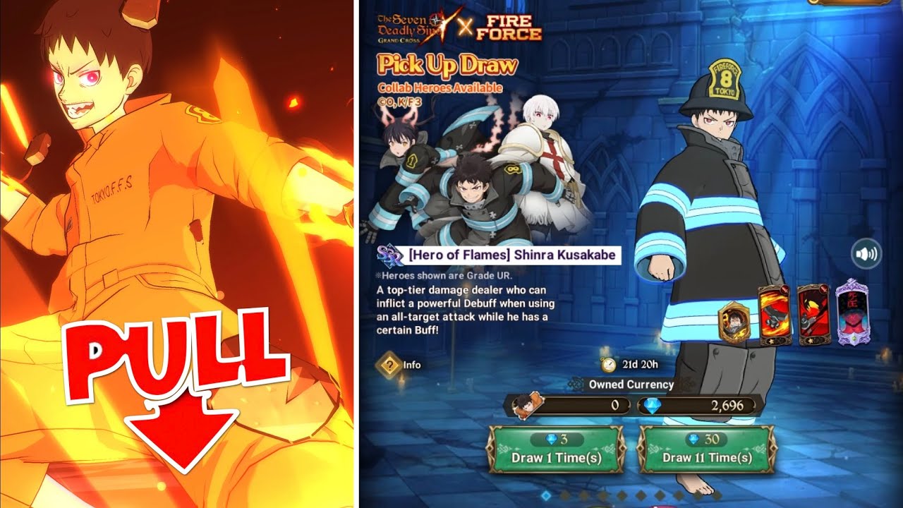 Самые удачные бесплатные призывы в коллаборации Fire Force, которые вы когда-либо видели — Seven ...