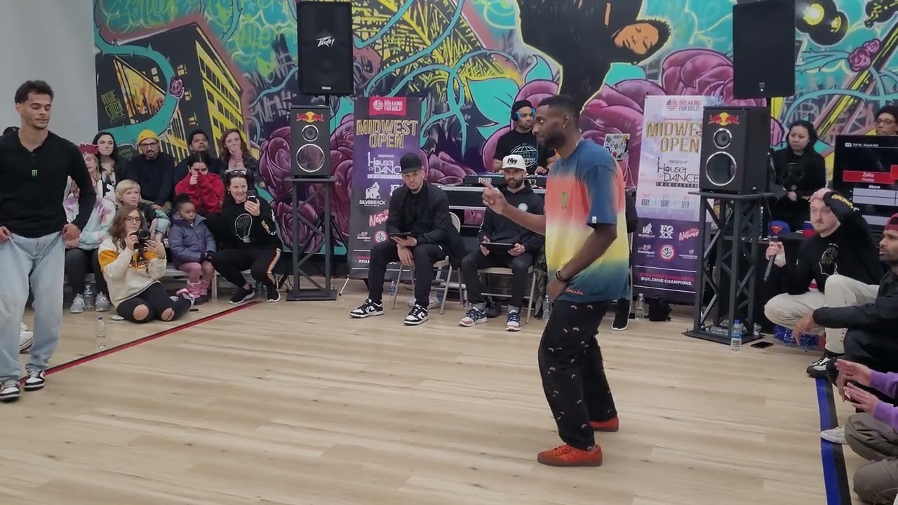 B-Boy Zeku vs. B-Boy Jeffro | Breaking for Gold Midwest Open House of Dance Twin Cities | Final
