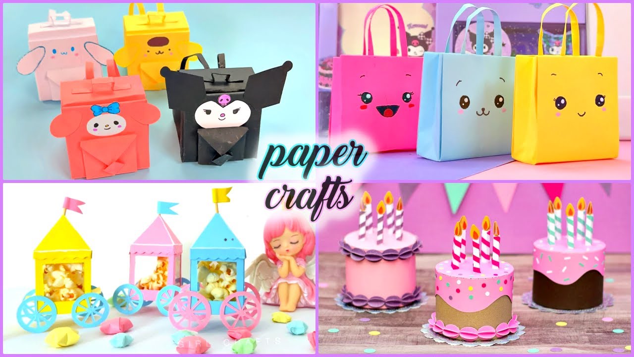 60 DIY PAPER CRAFTS - School Supplies, Gift Ideas, Fidgets and more...