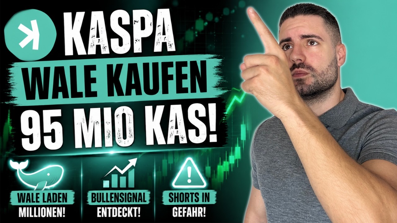 Krypto:🚨Kaspa Wale kaufen MILLIONEN KAS! Das sieht NIEMAND kommen...