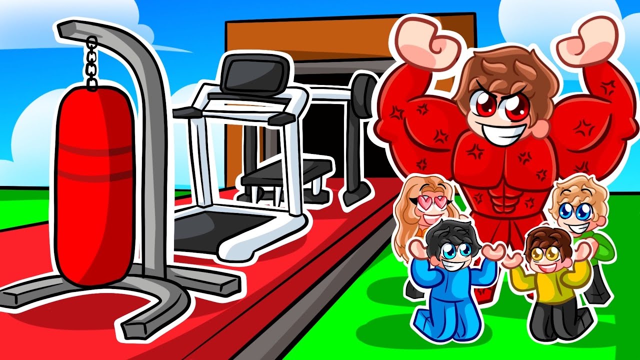 Jugamos a ROBA UN GYM para Tener Fuerza M&aacute;xima en Roblox!