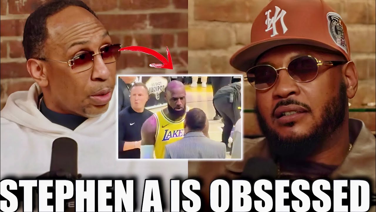 Stephen A.’s HUMILIATING Meltdown Over LeBron James BEEF on Carmelo & Pivot Pod BACKFIRES Badly 🤦‍♂️
