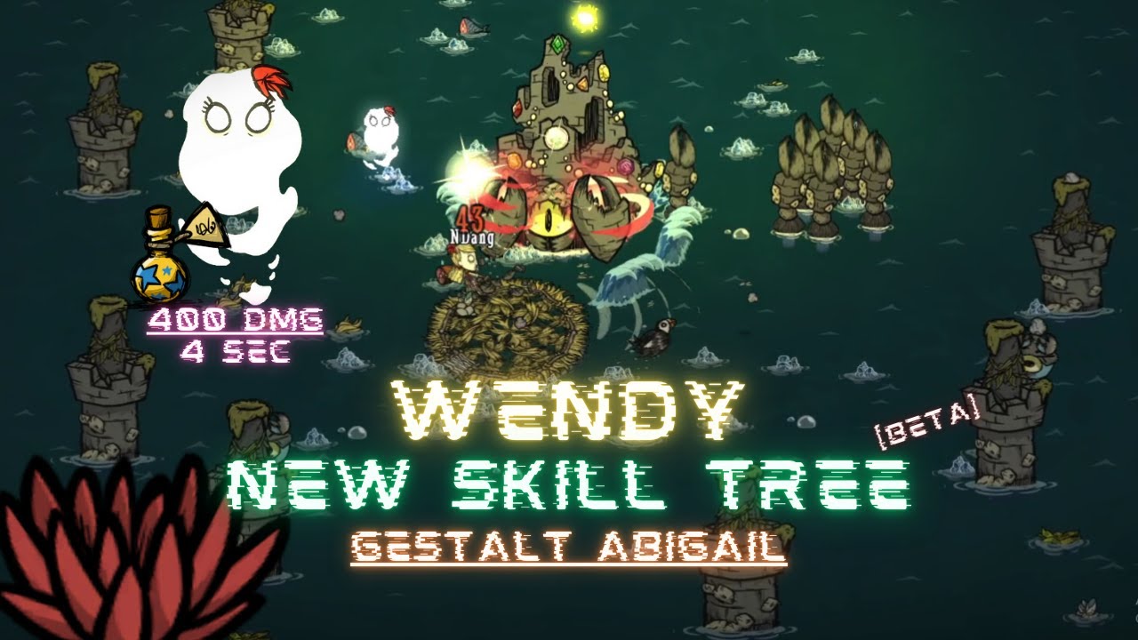 Hmm, Can Gestalt Abigail Defeat Crab King ? | Wendy New Skill Tree - Don't Starve Together [BETA]