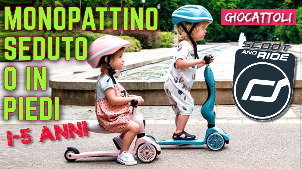 🌟 SCOOT & RIDE: Il Monopattino Convertibile per Bambini da 1 a 5 Anni 🌟