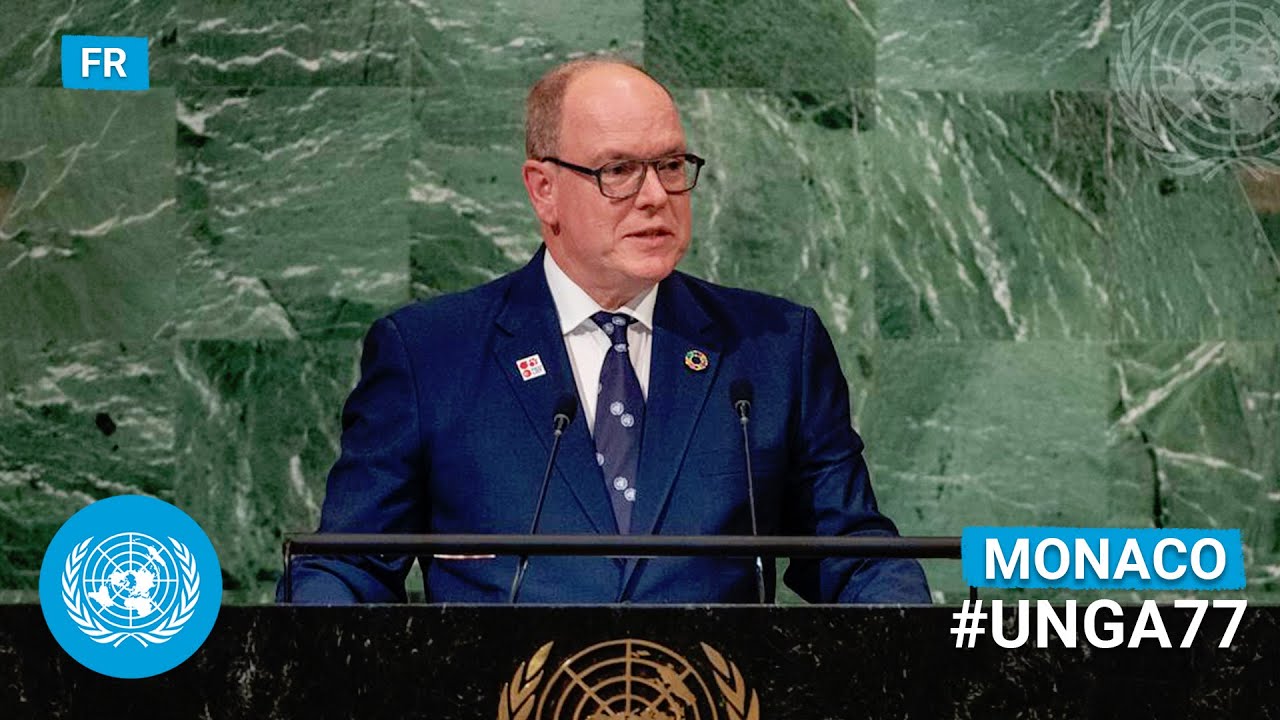 (Français) 🇲🇨 Monaco - Prince Addresses United Nations General Debate, 77th Session | #UNGA
