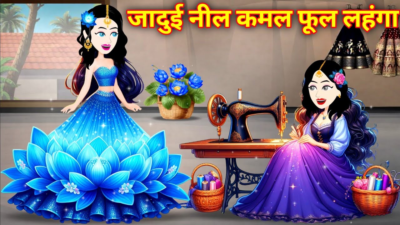 Kahani कमल के फूल का जादूई लहंगा | Fairy Story in Hindi  | Jadui Kahani | Bedtime | Magical Stories