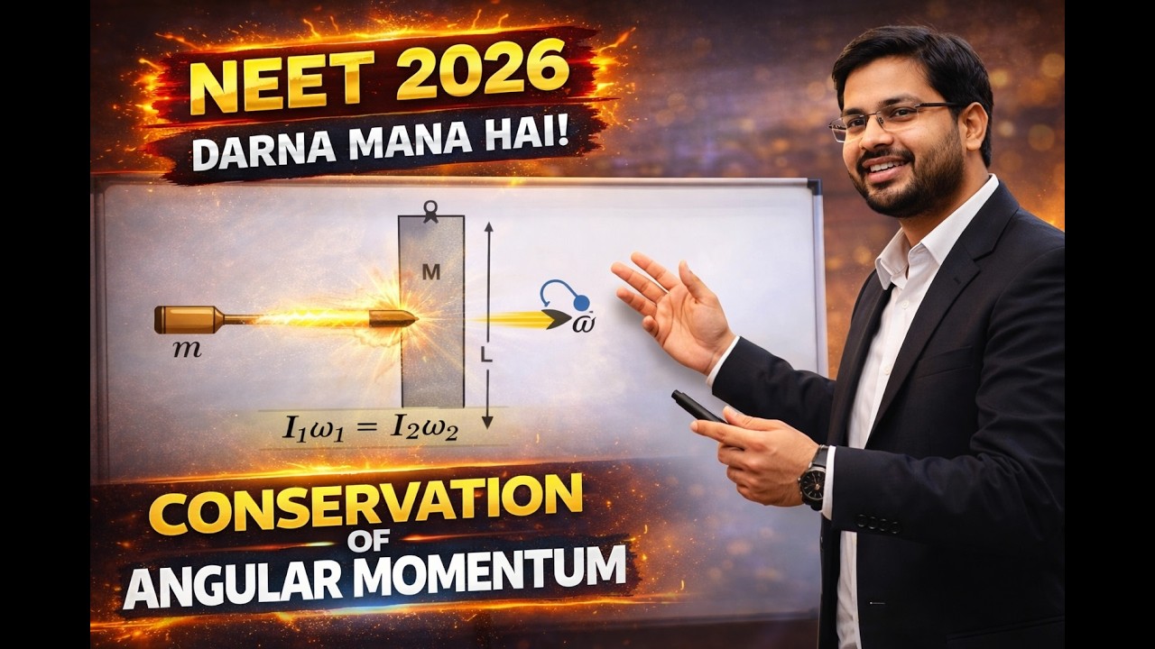 Q4.  NEET2026 Physics Important Model : Conservation of Angular Momentum
