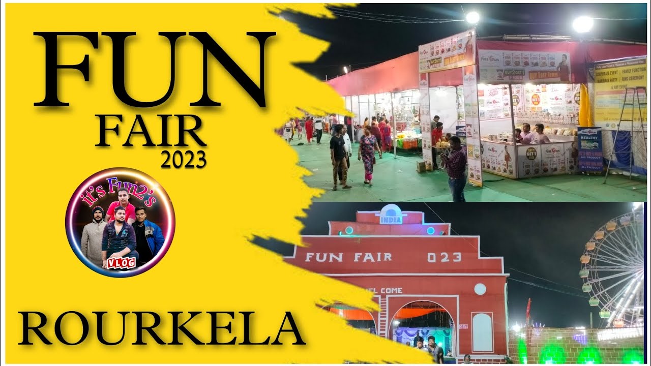 Mela In Rourkela Fun Fair 2023 || Rourkela sector 13 Mela || Funfair2023 || Mela || by @itsfun2s