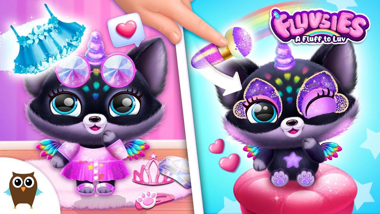 🌟 Fluvsies Dress Up 🌟 Fluvsies - A Fluff to Luv Gameplay Trailer | TutoTOONS