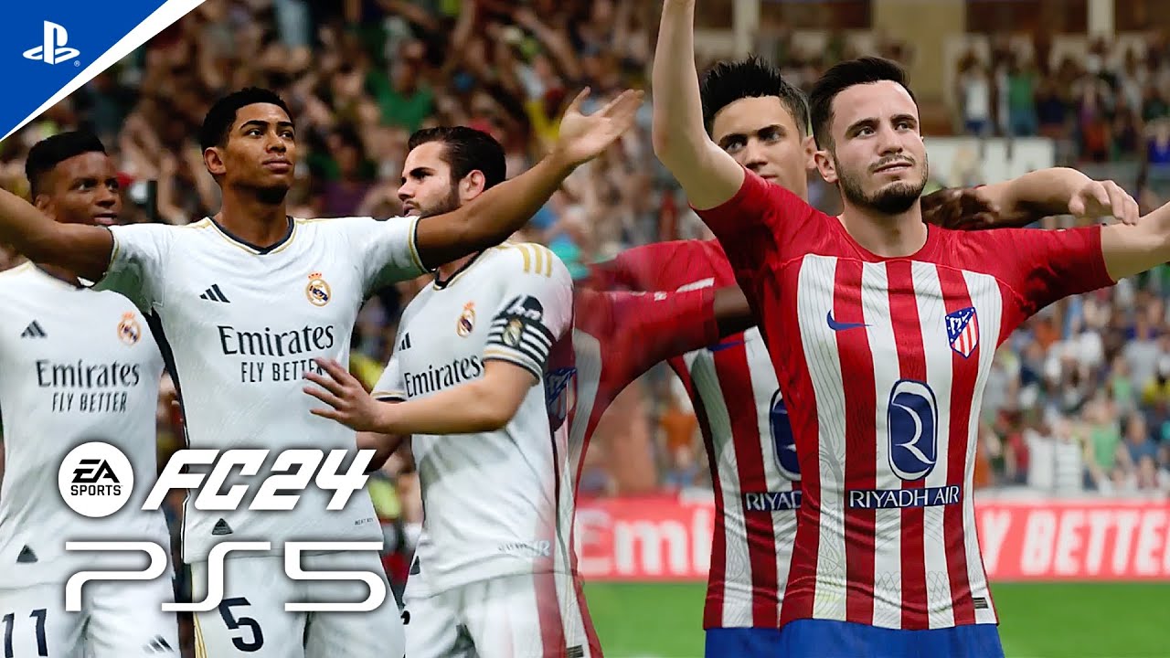 FC24 | Real Madrid vs Atlético Madrid - Gameplay | PS5
