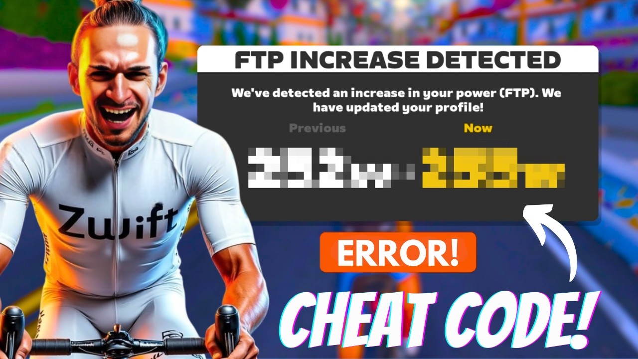 I Tried CHEATING the Zwift FTP Test With ERG Mode&hellip; BIG MISTAKE?!
