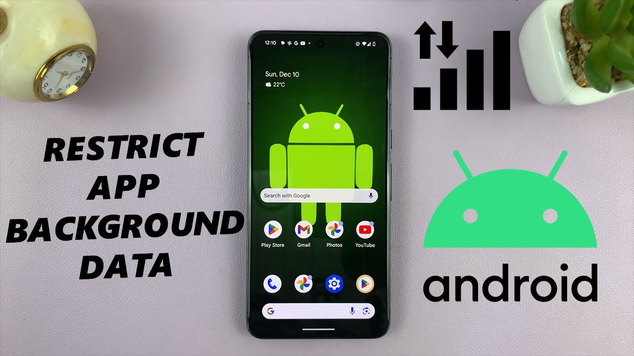 Как остановить фоновое использование мобильных данных на Android (Google Pixel)