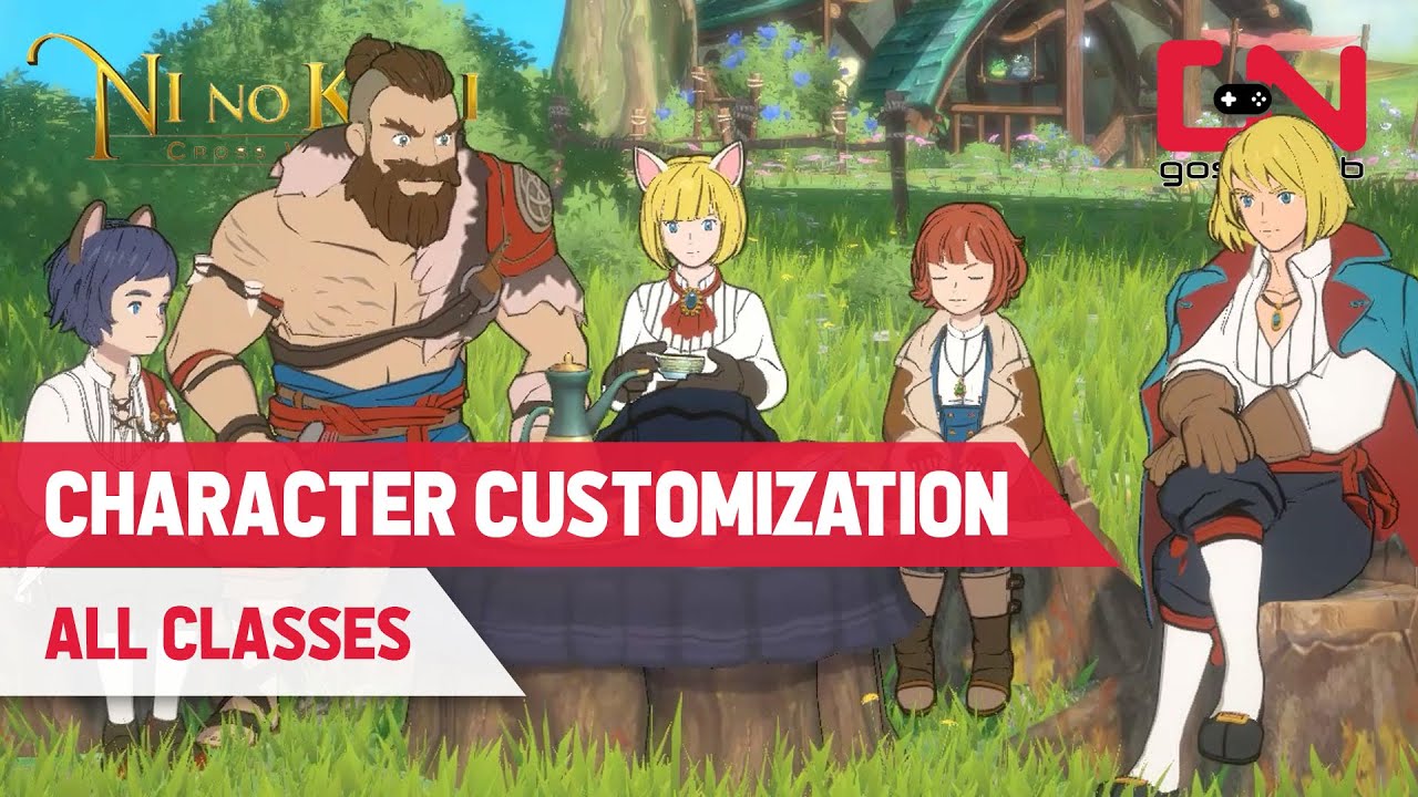 Ni No Kuni Cross Worlds Character Creation CUSTOMIZATION OPTIONS - All Classes Showcase