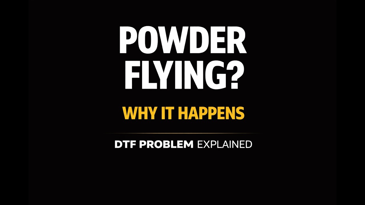Why Powder Sometimes Flies During DTF Printing | Static Behavior Explained