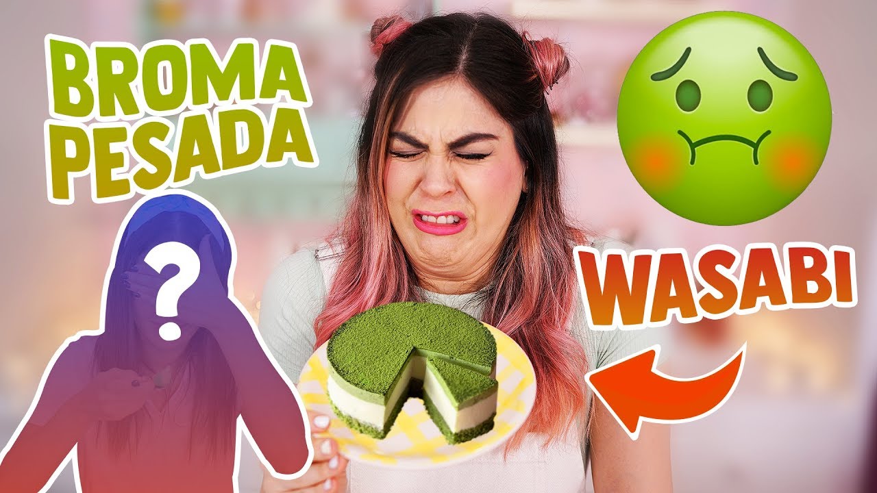 BROMA EXTREMA CON PASTEL ASQUEROSO DE WASABI | ESTO SUCEDIÓ | MIS PASTELITOS