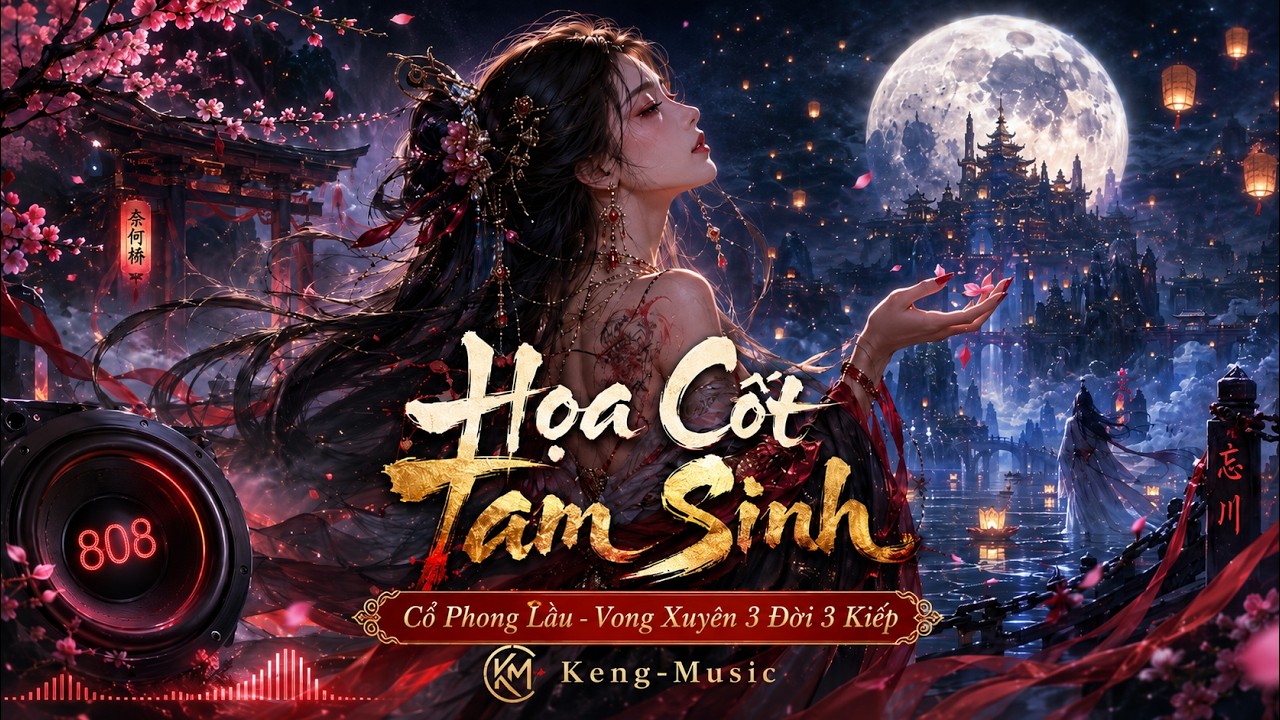 Họa Cốt Tam Sinh [Lyrics] | Gufeng Trap EDM - Nhạc Cổ Phong Ma Mị Gây Nghiện | 2026 #kengmusic #edm