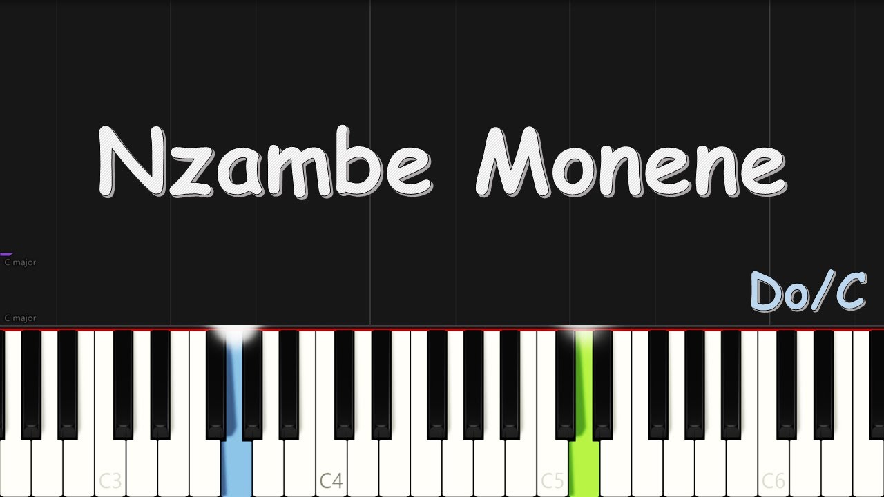 Dena Mwana - Nzambe Monene | EASY PIANO TUTORIAL BY Extreme Midi