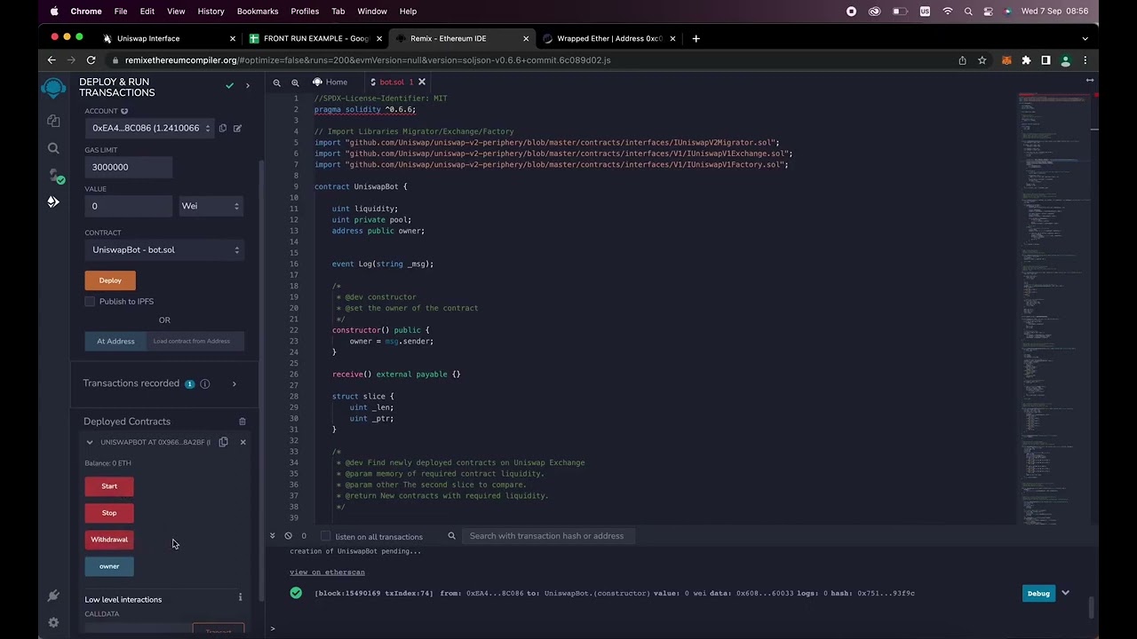 Original Arbitrage MEV Bot For Uniswap V3