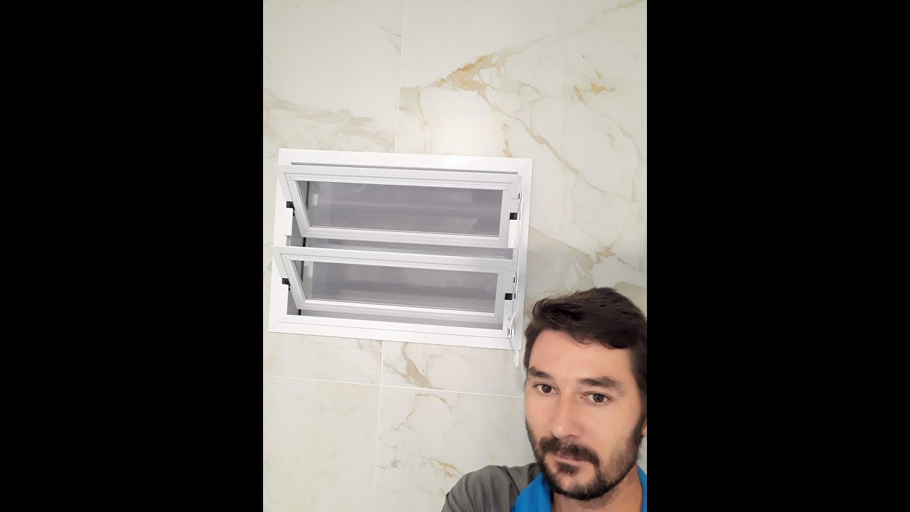 Como fazer janela basculante de alumínio