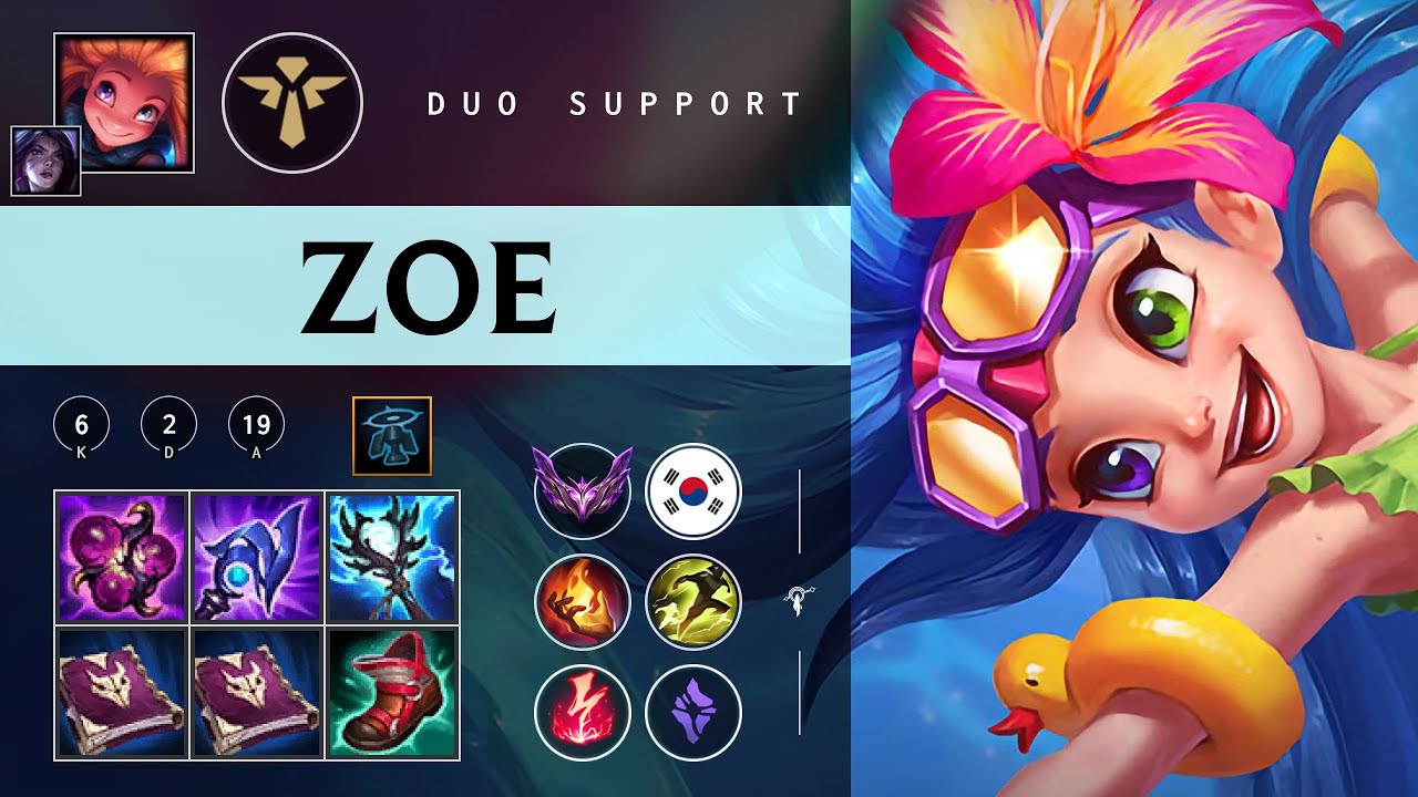 Zoe Support vs Dr. Mundo - KR Master Patch 26.01