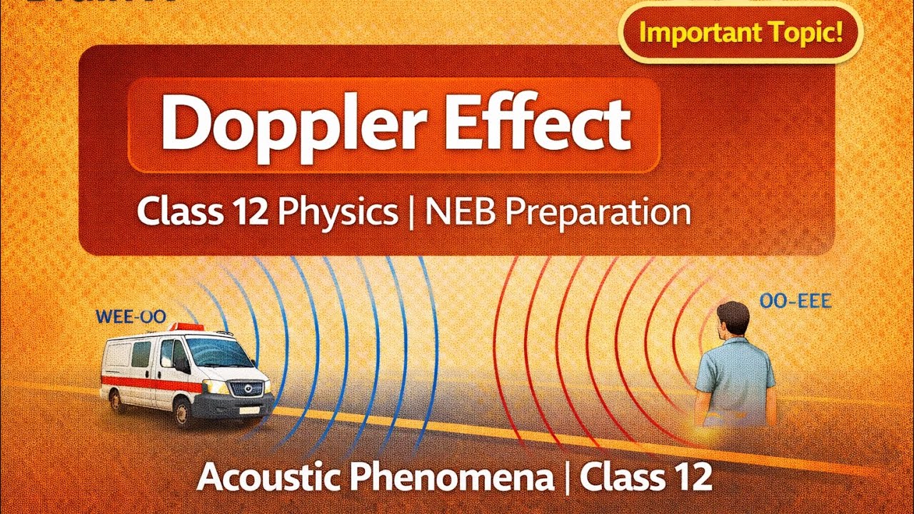 Doppler Effect Explained Simply | Class 12 Physics | NEB Important