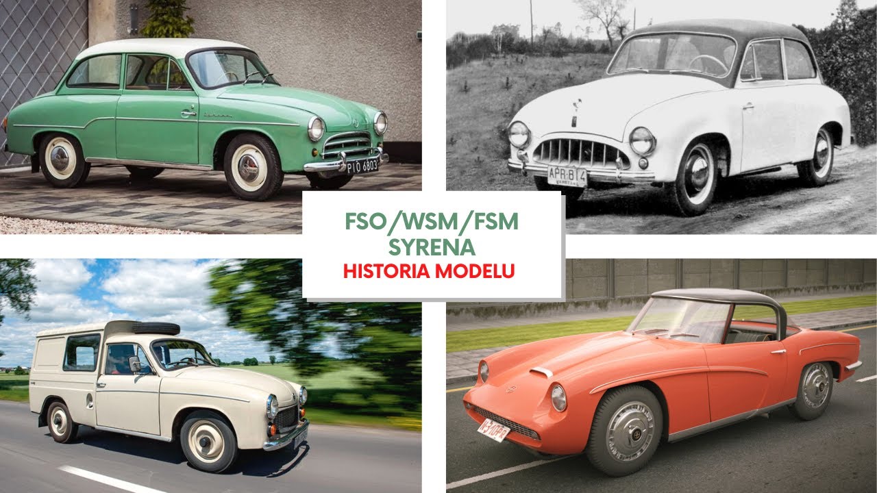 FSO/WSM/FSM Syrena - historia modelu