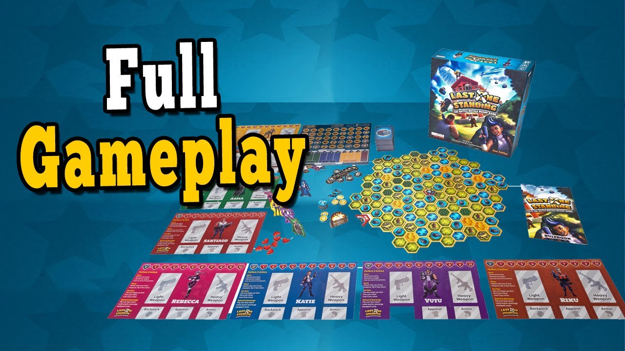 Last One Standing Battle Royale Board Game | Full Gameplay