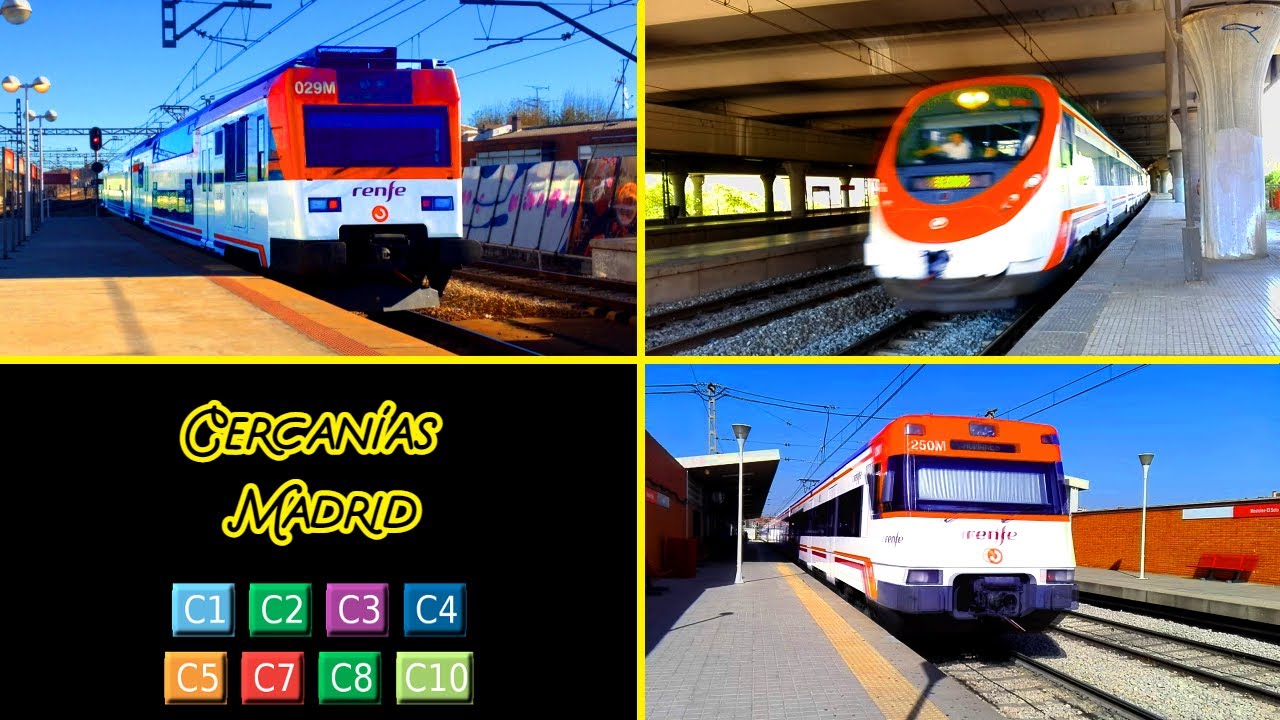 Cercanías Renfe Мадрид : C1 - C2 - C3 - C4 - C5 - C7 - C8 - C10 ( ACC84 )