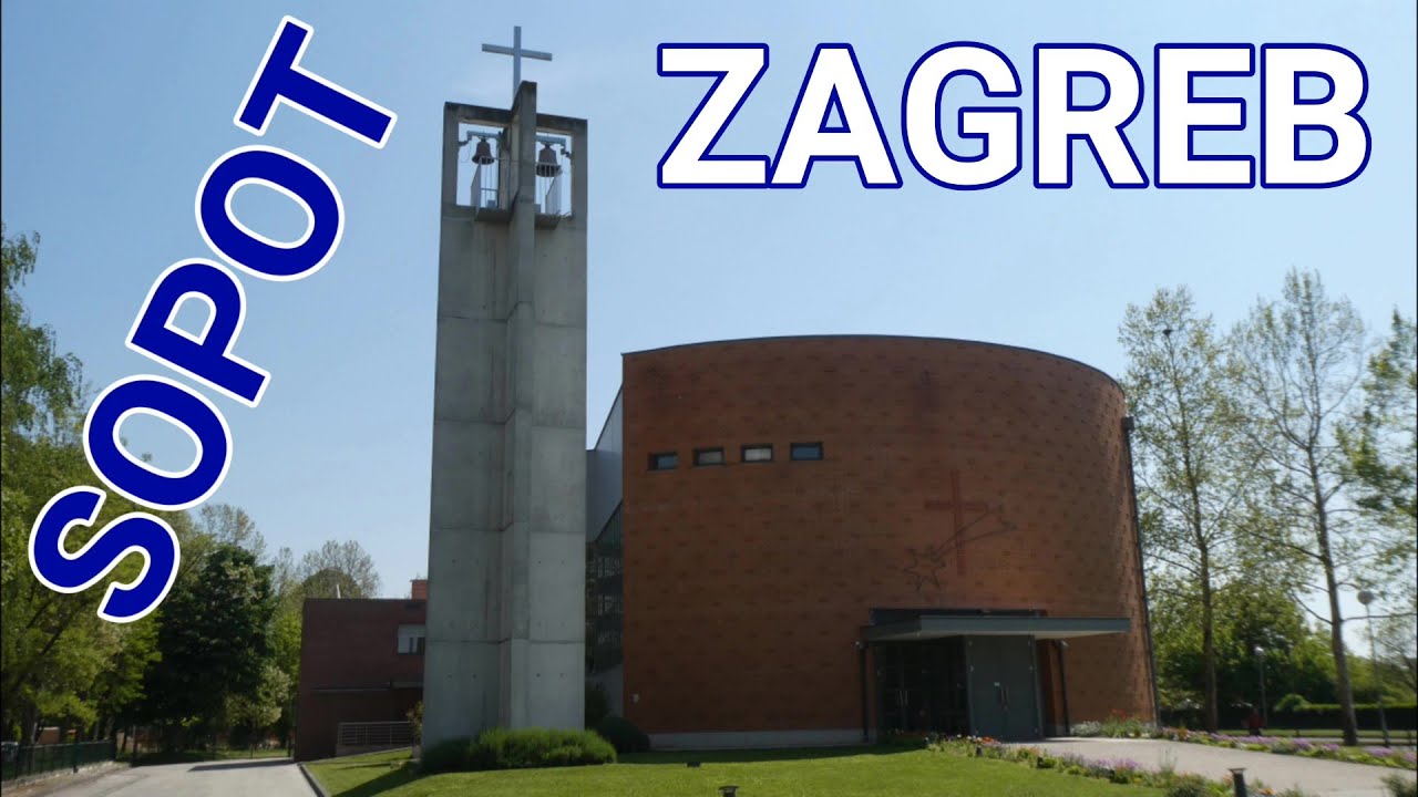 Crkva Tijela Kristova, Zagreb - Sopot 🔔 Podnevno Zvono ▶4K